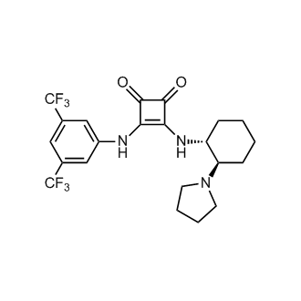 3-[[3,5-Bis(trifluoromethyl)phenyl]amino]-4-[[(1R,2R)-2-(1-pyrrolidinyl)cyclohexyl]amino]-3-cyclobutene-1,2-dione