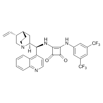 3-[[3,5-Bis(trifluoromethyl)phenyl]amino]-4-[(8α,9S)-cinchonan-9-ylamino]-3-cyclobutene-1,2-dione