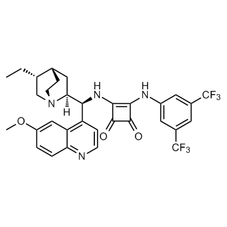 3-[[3,5-Bis(trifluoromethyl)phenyl]amino]-4-[[(8α,9S)-10,11-dihydro-6'-methoxycinchonan-9-yl]amino]-3-cyclobutene-1,2-dione