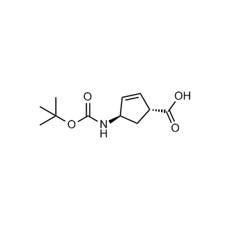 (1R,4R)-4-((tert-Butoxycarbonyl)amino)cyclopent-2-ene-1-carboxylic acid