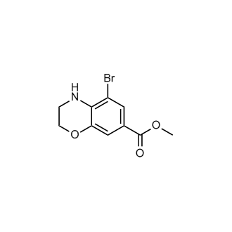 Methyl 5-bromo-3,4-dihydro-2H-benzo[b][1,4]oxazine-7-carboxylate