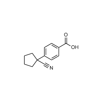 4-(1-Cyanocyclopentyl)benzoic acid