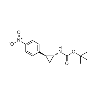 rel-1,1-Dimethylethyl N-[(1R,2S)-2-(4-nitrophenyl)cyclopropyl]carbamate