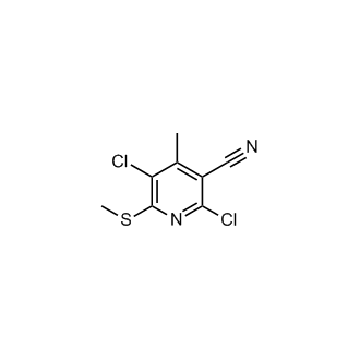 2,5-Dichloro-4-methyl-6-(methylthio)nicotinonitrile