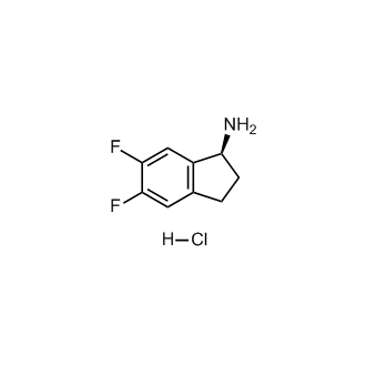 (S)-5,6-Difluoro-2,3-dihydro-1H-inden-1-amine hydrochloride