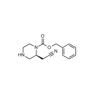Benzyl (S)-2-(cyanomethyl)piperazine-1-carboxylate