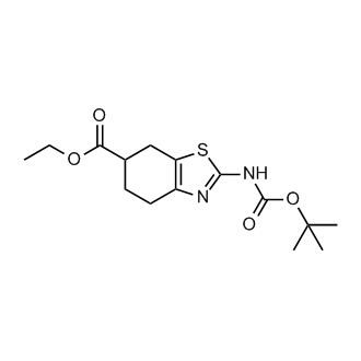 Ethyl 2-((tert-butoxycarbonyl)amino)-4,5,6,7-tetrahydrobenzo[d]thiazole-6-carboxylate
