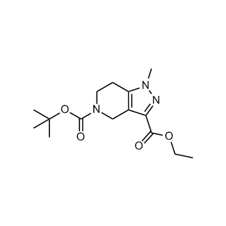 5-(tert-Butyl) 3-ethyl 1-methyl-1,4,6,7-tetrahydro-5H-pyrazolo[4,3-c]pyridine-3,5-dicarboxylate