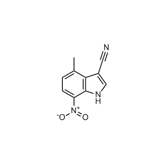 4-Methyl-7-nitro-1H-indole-3-carbonitrile
