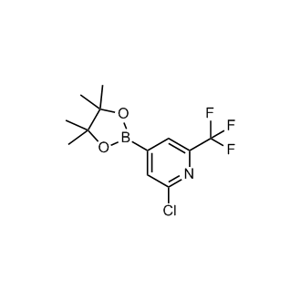 2-Chloro-4-(4,4,5,5-tetramethyl-1,3,2-dioxaborolan-2-yl)-6-(trifluoromethyl)pyridine