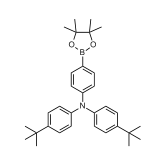 4-(tert-Butyl)-N-(4-(tert-butyl)phenyl)-N-(4-(4,4,5,5-tetramethyl-1,3,2-dioxaborolan-2-yl)phenyl)aniline