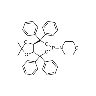 4-[(3aR,8aR)-Tetrahydro-2,2-dimethyl-4,4,8,8-tetraphenyl-1,3-dioxolo[4,5-e][1,3,2]dioxaphosphepin-6-yl]morpholine