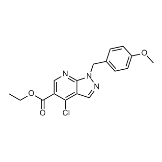 Ethyl 4-chloro-1-(4-methoxybenzyl)-1H-pyrazolo[3,4-b]pyridine-5-carboxylate