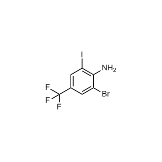 2-Bromo-6-iodo-4-(trifluoromethyl)aniline