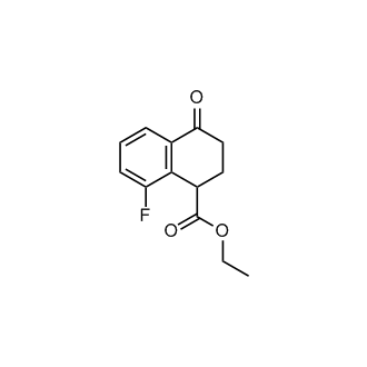 Ethyl 8-fluoro-4-oxo-1,2,3,4-tetrahydronaphthalene-1-carboxylate