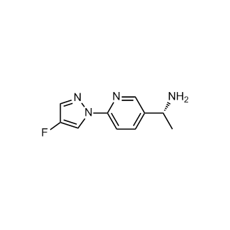 (R)-1-(6-(4-Fluoro-1H-pyrazol-1-yl)pyridin-3-yl)ethan-1-amine
