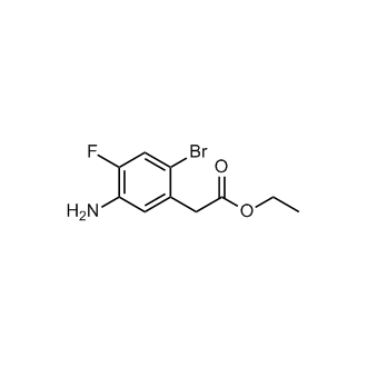 Ethyl 2-(5-amino-2-bromo-4-fluorophenyl)acetate