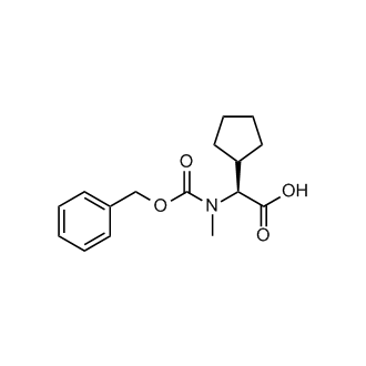 (S)-2-(((Benzyloxy)carbonyl)(methyl)amino)-2-cyclopentylacetic acid
