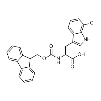 (S)-2-((((9H-Fluoren-9-yl)methoxy)carbonyl)amino)-3-(7-chloro-1H-indol-3-yl)propanoic acid