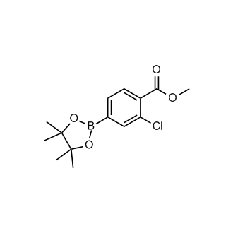 Methyl 2-chloro-4-(4,4,5,5-tetramethyl-1,3,2-dioxaborolan-2-yl)benzoate