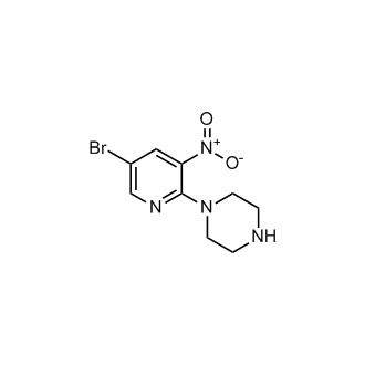 1-(5-Bromo-3-nitropyridin-2-yl)piperazine