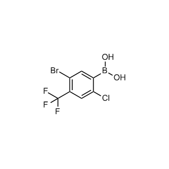 (5-Bromo-2-chloro-4-(trifluoromethyl)phenyl)boronic acid