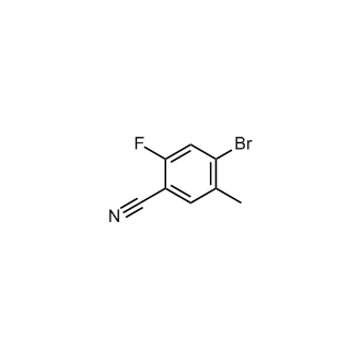 4-Bromo-2-fluoro-5-methylbenzonitrile
