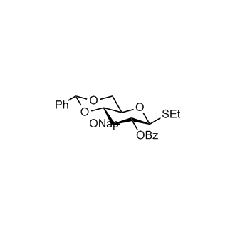 Ethyl 2-O-benzoyl-3-O-(2-methylnaphthyl)-4,6-O-benzylidene-1-thio-β-D-glucopyranoside