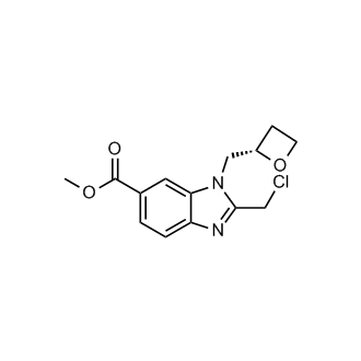 (S)-Methyl 2-(chloromethyl)-1-(oxetan-2-ylmethyl)-1H-benzo[d]imidazole-6-carboxylate