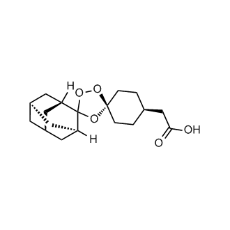 rel-2-((1R,3R,4''S,5R,5'S,7R)-Dispiro[adamantane-2,3'-[1,2,4]trioxolane-5',1''-cyclohexan]-4''-yl)acetic acid