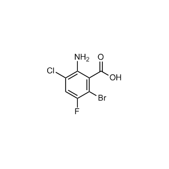 2-Amino-6-bromo-3-chloro-5-fluorobenzoic acid