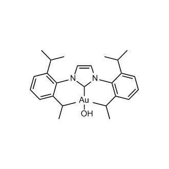 [1,3-Bis[2,6-bis(1-methylethyl)phenyl]-1,3-dihydro-2H-imidazol-2-ylidene]hydroxygold