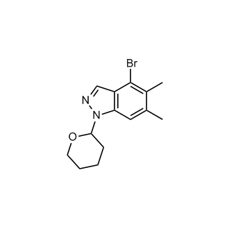 4-Bromo-5,6-dimethyl-1-(tetrahydro-2H-pyran-2-yl)-1H-indazole