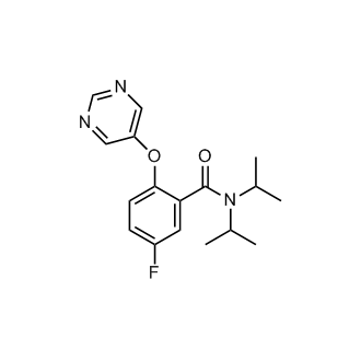 5-Fluoro-N,N-diisopropyl-2-(pyrimidin-5-yloxy)benzamide