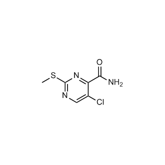 5-Chloro-2-(methylthio)pyrimidine-4-carboxamide