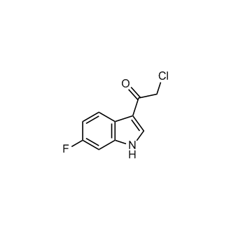 2-Chloro-1-(6-fluoro-1H-indol-3-yl)ethan-1-one