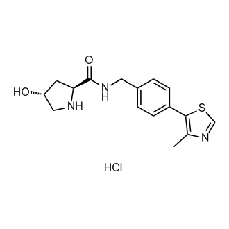 (2S,4R)-4-Hydroxy-N-(4-(4-methylthiazol-5-yl)benzyl)pyrrolidine-2-carboxamide hydrochloride