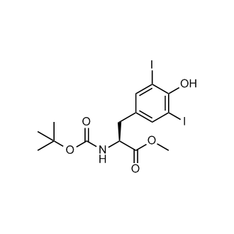 Methyl (S)-2-((tert-butoxycarbonyl)amino)-3-(4-hydroxy-3,5-diiodophenyl)propanoate