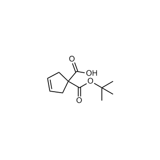 1-(tert-Butoxycarbonyl)cyclopent-3-ene-1-carboxylic acid