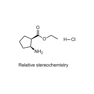 rel-Ethyl (1R,2S)-2-aminocyclopentane-1-carboxylate hydrochloride