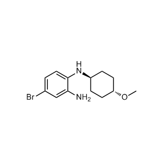 rel-4-Bromo-N1-((1r,4r)-4-methoxycyclohexyl)benzene-1,2-diamine
