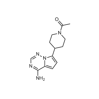 1-(4-(4-Aminopyrrolo[2,1-f][1,2,4]triazin-7-yl)piperidin-1-yl)ethan-1-one