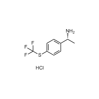 (R)-1-(4-((Trifluoromethyl)thio)phenyl)ethan-1-amine hydrochloride