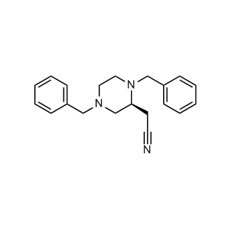 (S)-2-(1,4-Dibenzylpiperazin-2-yl)acetonitrile