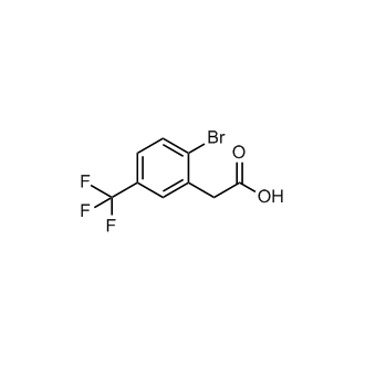2-(2-Bromo-5-(trifluoromethyl)phenyl)acetic acid