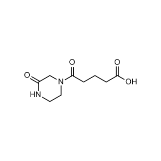 5-Oxo-5-(3-oxopiperazin-1-yl)pentanoic acid