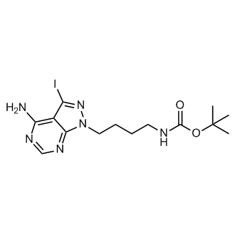 tert-Butyl (4-(4-amino-3-iodo-1H-pyrazolo[3,4-d]pyrimidin-1-yl)butyl)carbamate