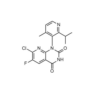 7-Chloro-6-fluoro-1-(2-isopropyl-4-methylpyridin-3-yl)pyrido[2,3-d]pyrimidine-2,4(1H,3H)-dione