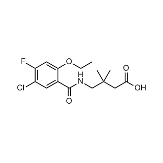 4-(5-Chloro-2-ethoxy-4-fluorobenzamido)-3,3-dimethylbutanoic acid