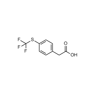 2-(4-((Trifluoromethyl)thio)phenyl)acetic acid